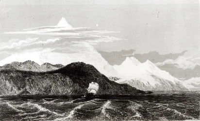 Mont Sarmiento, gravé par Thomas Landseer